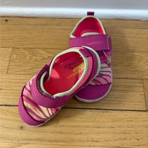 Merrell Kids Magenta Velcro Sneakers
